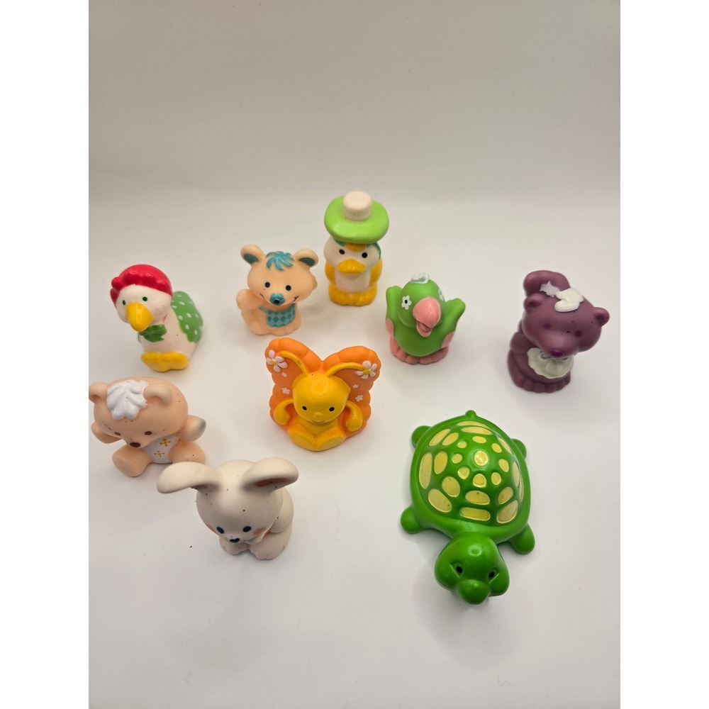 Vintage Strawberry Shortcake Pets Animals Kenner Mini Figures Lot of 9 1980s